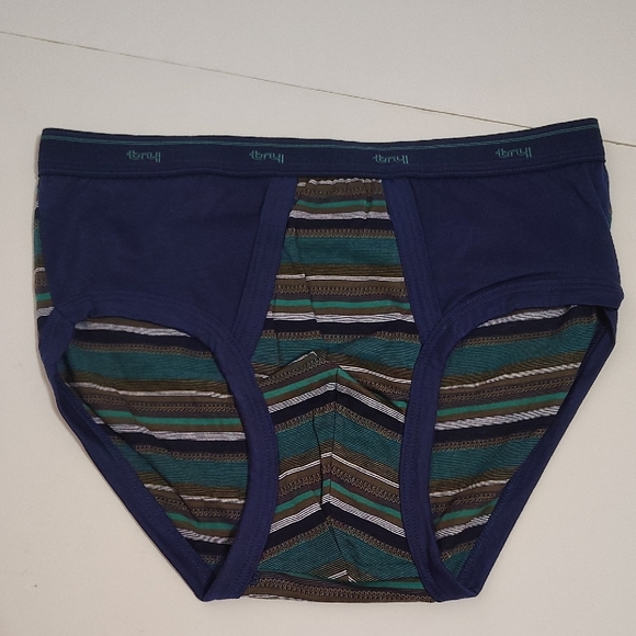 Try Other - Vtg Rare Men's Multicolor Striped Briefs Sz Small